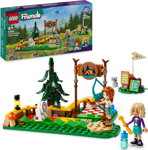 Friends Macera Kampı Okçuluk Alanı 42622-6 Yaş Ve Üzeri Çocuklar İçin Autumn Ve Nova Minifigürü