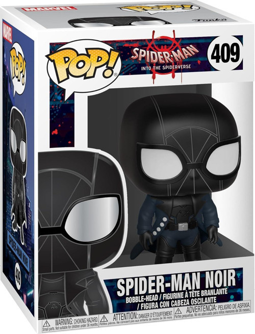 33978 Marvel Into The Verse: Spider-Man Noir Pop Bobble, Multi