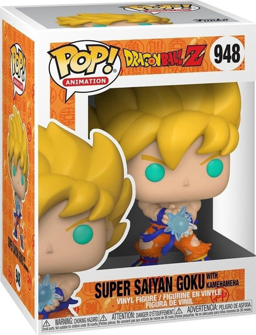 Pop! Animasyon: Dbz S9- Ss Goku Kamehameha Wave Ile - Dragon Ball Z - Vinil Koleksiyon Figürü