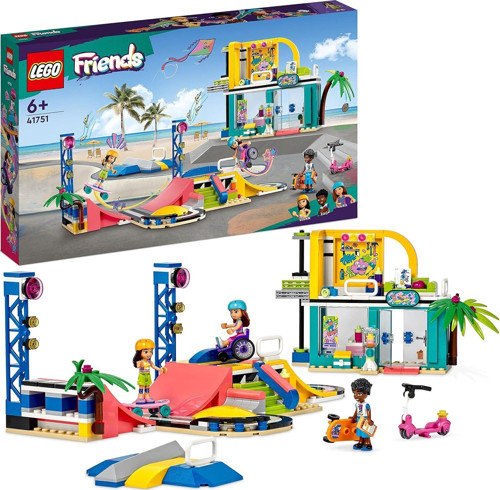 Friends Kaykay Parkı 41751-6 Yaş Ve Üzeri Çocuklar İçin 3 Mini Bebek İçeren Yaratıcı Oyuncak Y