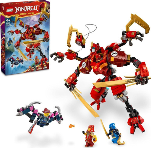 Ninjago Kai’Nin Ninja Tırmanma Robotu 71812-9 Yaş Ve Üzeri Çocuklar İçin 4 Ninja Minifigürü İçe