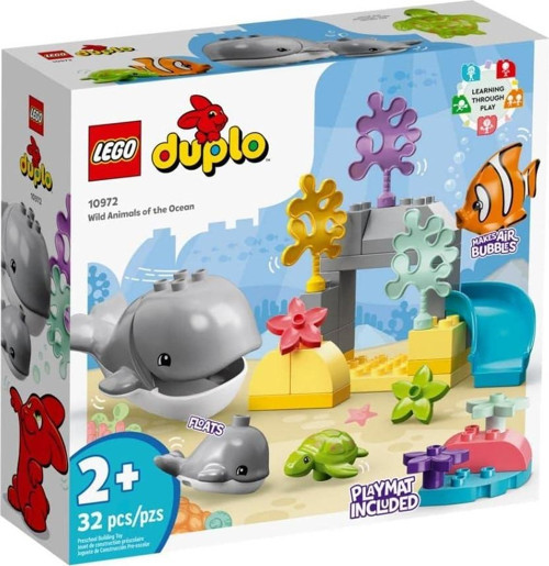 Duplo Vahşi Okyanus Hayvanları 10972-2 Yaş Ve Üzeri Çocuklar İçin Okyanus Hayvanları Oyuncak