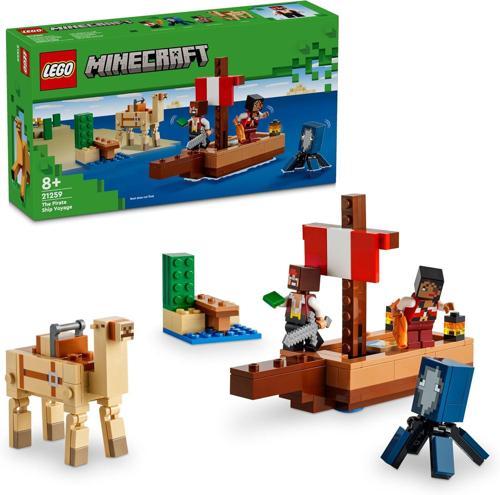 Minecraft Korsan Gemisi Yolculuğu 21259 – 8 Yaş Ve Üzeri Macera Oyunları Seven Çocuklar İçin Ko