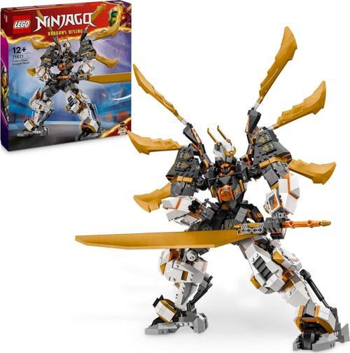 Ninjago Cole’Un Titan Ejderha Robotu 71821 – 12 Yaş Ve Üzeri İçin Cole Minifigürü İçeren Yaratı