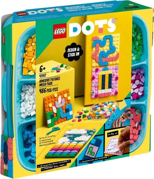 DOTS Yapıştırılabilir Kare Parçalar Mega Paket 41957-6 Yaş Ve Üzeri Çocukların Tasarımlarını P