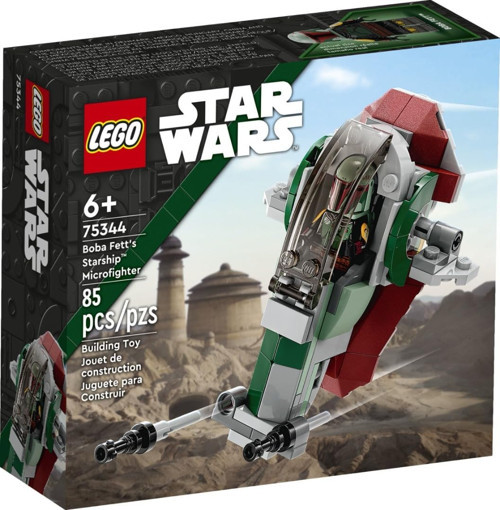 Star Wars Boba Fett'In Starship’I Mikro Savaşçı 75344-6 Yaş Ve Üzeri Çocuklar İçin Oyuncak Yapı