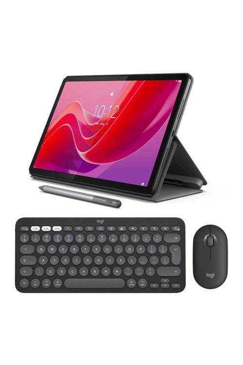 Tab K11 11'' 4Gb 128Gb Wuxga Wi-Fi Tablet Zadc0072Tr Kılıf + Tab Pen + Klavye Mouse Siyah