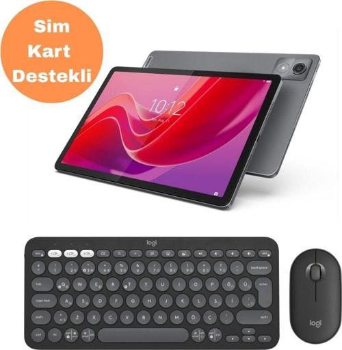 Tab K11 8Gb 128Gb 11" Wuxga Wifi+Lte Tablet Zadk0091Tr + Pebble 2 Klavye Mouse Siyah