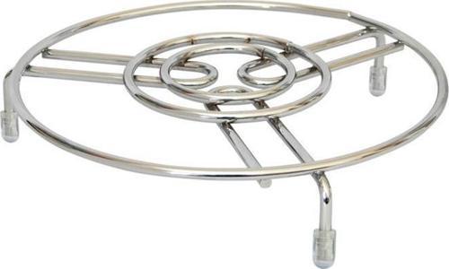 Krom Metal Yuvarlak Tencere Çaydanlık Altlığı Nihale 19cm