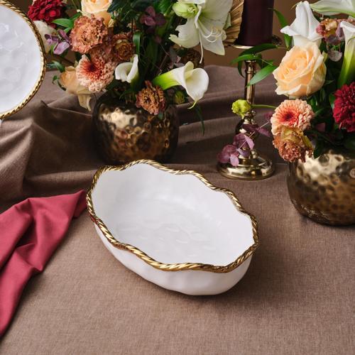 Goldest Kayık Kase 36 Cm