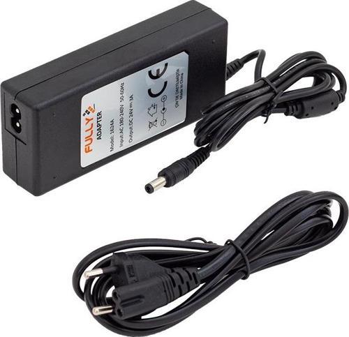 FULLY O-1624A 24 VOLT - 3 AMPER PLASTİK KASA MASAÜSTÜ ADAPTÖR 5.5*2.5 UÇ (2818)