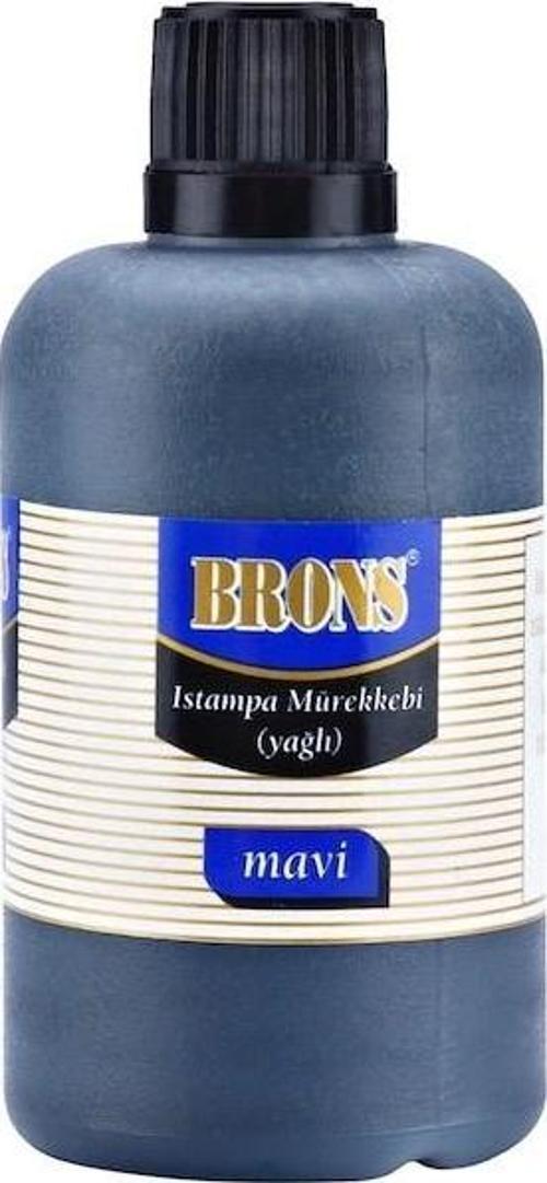 ISTAMPA MÜREKKEBI 500cc MAVI BR-321
