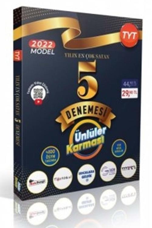 Ünlüler Karması Yayınları Tyt 5'li Deneme 2022