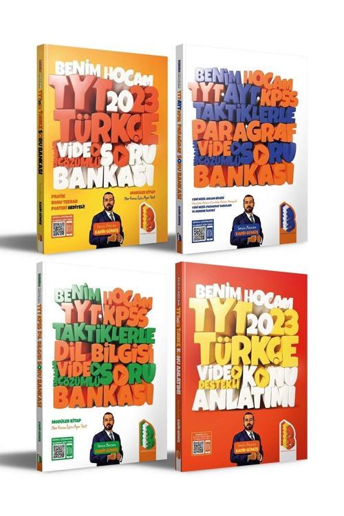 Benim Hocam Yayınları Tyt Türkçe Video Destekli Konu Anlatımı Ders Notları Ve Soru Bankaları Seti