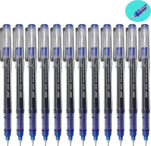 2023 İğne Uçlu Roller Kalem 0.5 Mavi 12 Adet