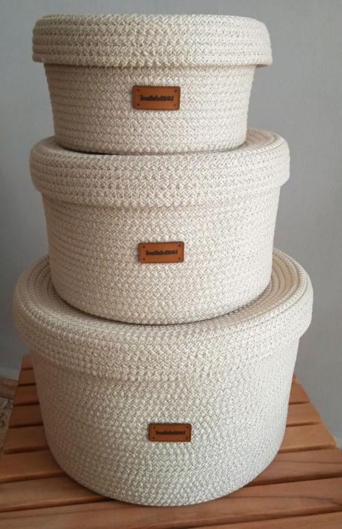 6 PARÇA MATRUŞKA SEPET HURÇ DÜZENLEYİCİ 20*30CM(KAPAK HARİÇ)