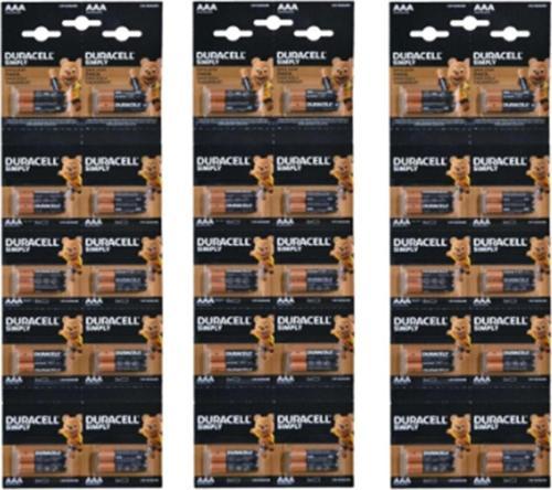 AAA Alkalin İnce Kalem Pil 20'li Kartela 3 Paket