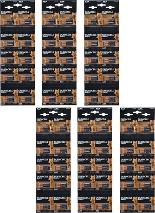 AAA Alkalin İnce Kalem Pil 20'li Kartela 6 Paket
