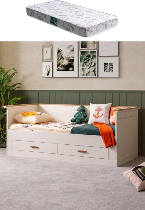 Çekmeceli Karyola, Roma Yavrulu Yatak + Comfort Yatak