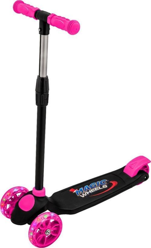 MAGİC WHEELS IŞIKLI PEMBE 6+ YAŞ SCOOTER