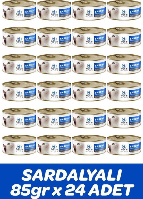 Optimal Nutrition Sardalya Balıklı Tahılsız Kedi Konservesi 85gr (24 Adet)