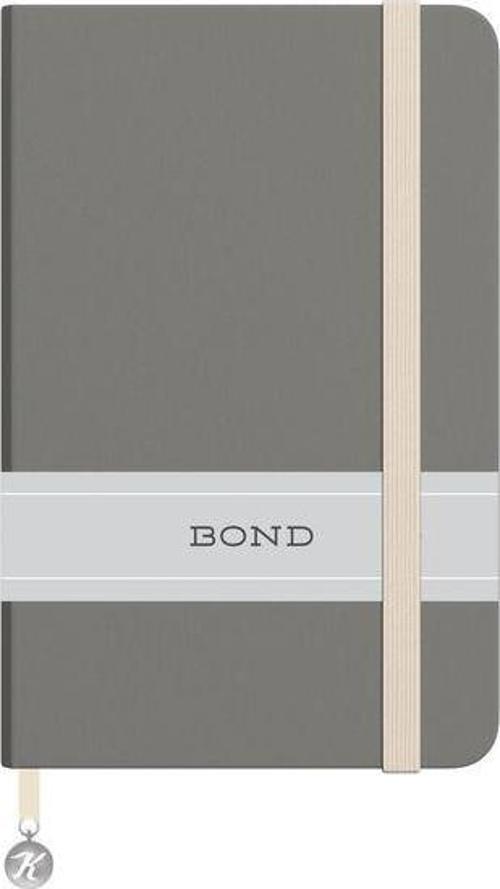 Keskin 13*21 96 Yp.Çizgili Ciltli Bond Defter - Gri