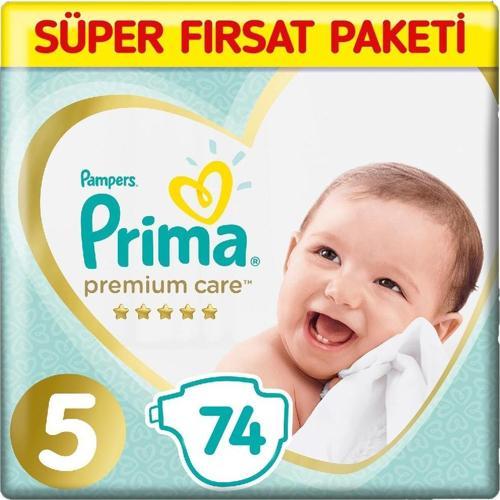 Premium Care 5 Beden Bebek Bezi 74 Adet