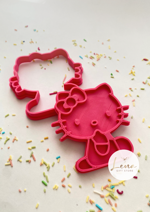 Hello Kitty Kurabiye Kalıbı Şeker Ve Hamur Şekillendirici