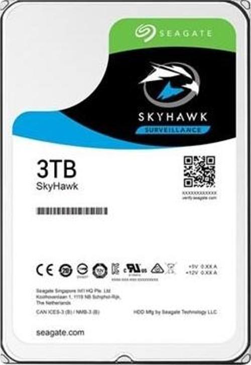 3Tb Skyhawk St3000Vx010 3.5" 5900 Rpm 64 Mb Sata 3 Pc Harddisk