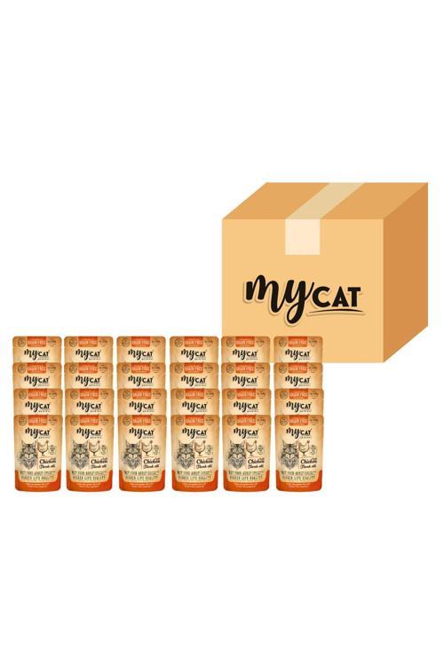 Mycat Tavuk Etli Pouch Yaş Mama 85Gr 24Lü 4016