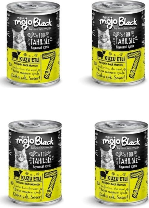 No :7 Tahılsız 400Gr Kuzu Etli Yetişkin Kedi Konservesi(4Adet)
