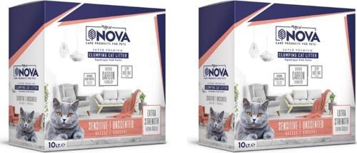 Hassas Kediler İçin Topaklanan Kedi Kumu 10Lt (2 Adet)