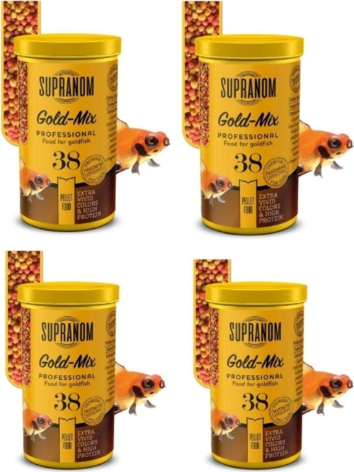Japon Balık Yemi Gold-Mix Pellet Food 250Ml (38). (4Adet)