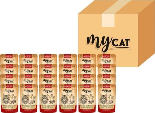 Mycat Sığır Etli Pouch Yaş Mama 85Gr 24Lü 4030