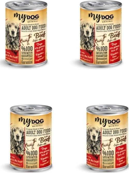 Sığır Parça Etli Yetişkin Köpek Konserversi (400Gr)(4Adet)