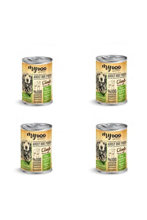 Kuzu Parça Etli Yetişkin Köpek Konserversi 400 Gr (4 Adet)
