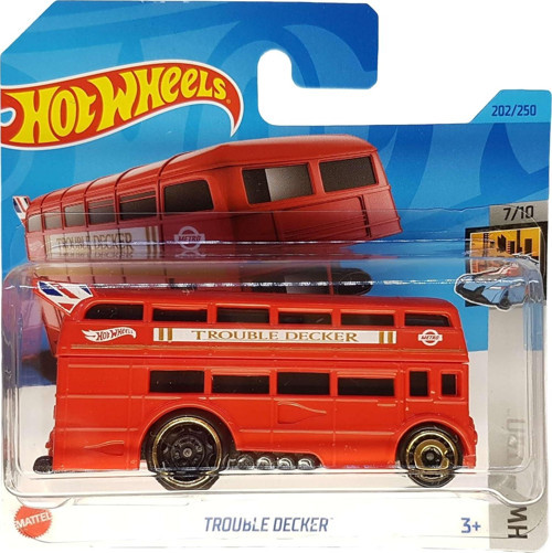 - Drouble Decker - Hw Metro 7/10 - Hkg63 - Short Card - Çift Katlı Otobüs Londra - Kırmız