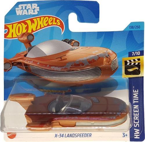 - X-34 Landspeeder - Hw Screen Time 7/10 - Hkg76 - Short Card - Star Wars - Mattel 2023