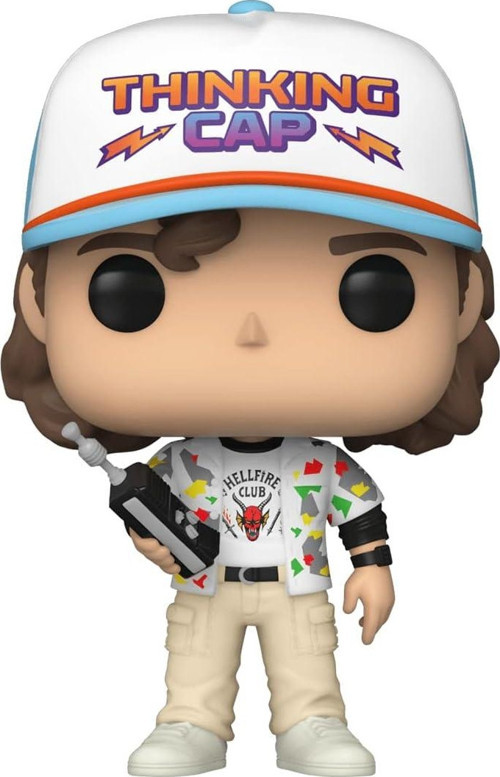 Pop [Stranger Things - Dustin Henderson Sezon 4 Funko Vinil Figür (Uyumlu Kutu Koruyucu Kılıf Ile Bi