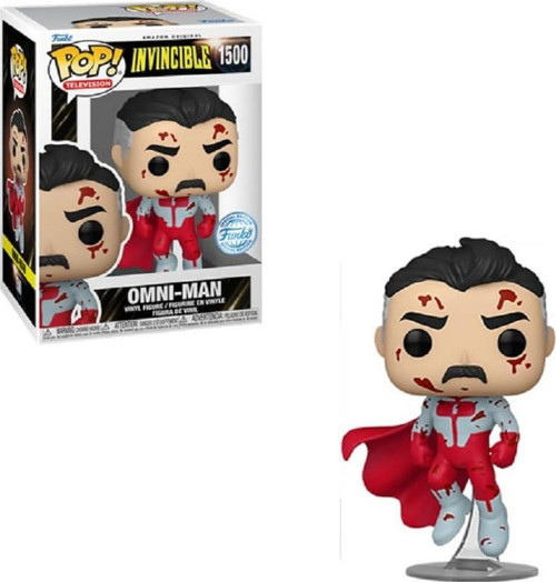 Invincible Bloody Omni-Man Özel Pop Vinil Figür 1500 Pop Koruyucu Ile Birlikte Gelmiştir, Stan