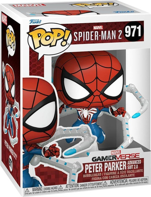 Pop! Marvel: Gamerverse - Örümcek Adam 2, Peter Parker Gelişmiş Takım 2.0