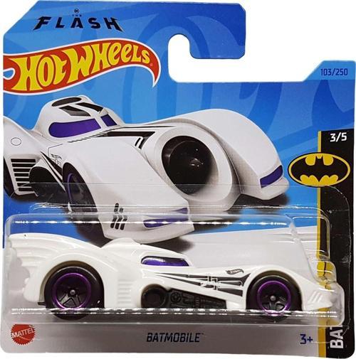 - Batmobile - Batman: The Flash 3/5 - Hkj74 - Short Card - Dc - Beyaz - Mattel 2023