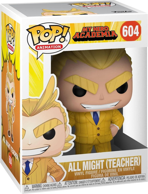 42932 Pop! Vinil Mha S3 - Öğretmen Tüm Olabilir My Hero Academia Tahsil Şekil Standard, Çok Re