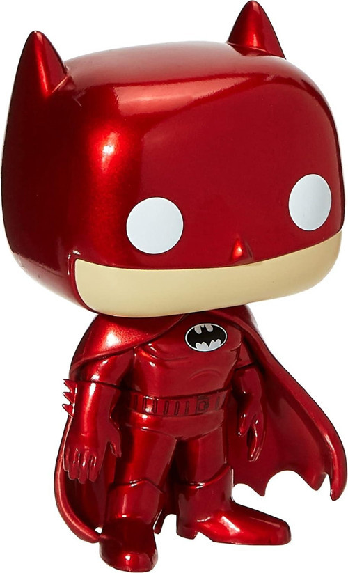 Pop Funko Batman 144 Kırmızı Krom 80 Batman Yılı (Çıkartma Yok)