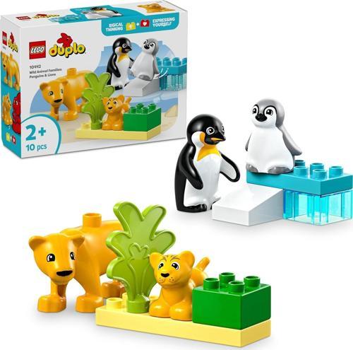 Duplo Town Vahşi Hayvan Aileleri: Penguenler Ve Aslanlar 10442-2 Yaş Ve Üzeri Çocuklar Için Eği