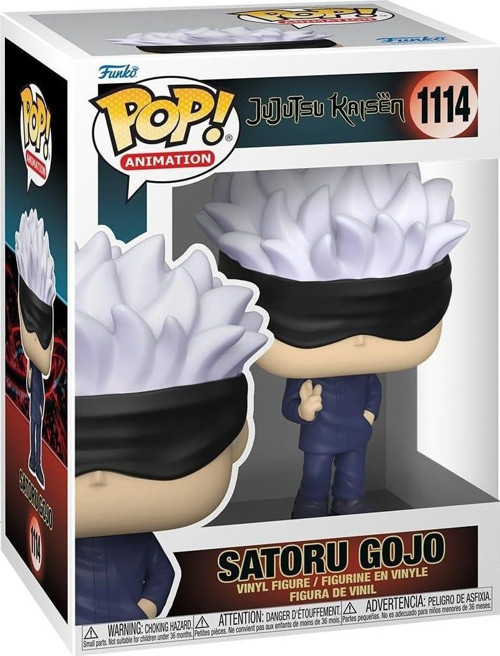Pop! Animasyon: Jujutsu Kaisen - Satoru Gojo - Vinil Koleksiyon Figürü - Hediye Fikri - Resmi