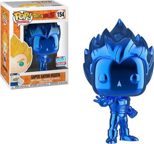 Pop! Vinyl Super Saiyan Vegeta Mavi Krom #154 Nycc Özel 2018