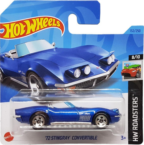 - ´72 Stingray Convertible - Hw Roadsters 8/10 - Hkg60 - Short Card - Cabriolet - Koyu Ma