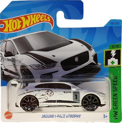 - Jaguar I-Pace Etrophy - Hw Green Speed 9/10 - Hkk25 - Short Card - Beyaz - Mattel 2023