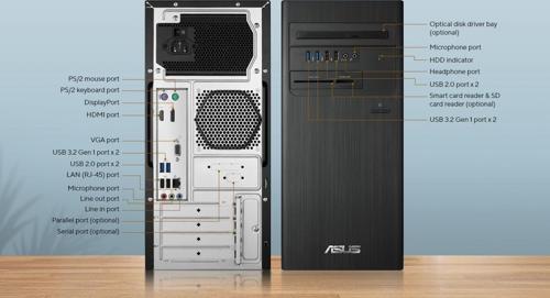 ExpertCenter D5 MT S500TE-5135000020 i5-13500 8GB 512GB SSD O/B UHD770 DOS Masaüstü PC